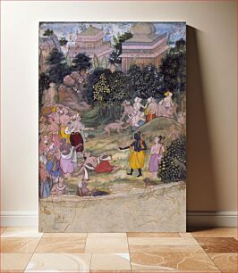 Πίνακας, Rama Chastises the Dying Vali, Folio from a Ramayana (Adventures of Rama)