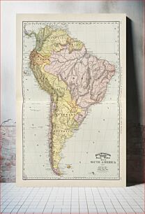 Πίνακας, Rand, McNally & Co.'s indexed atlas of the world map of South America