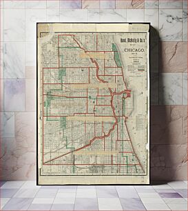 Πίνακας, Rand McNally & Co.'s map of Chicago : no. 3