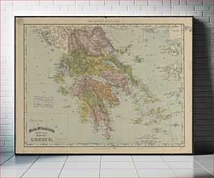 Πίνακας, Rand, McNally & Co.'s new 14 x 21 map of Greece