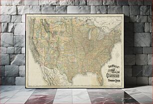 Πίνακας, Rand McNally & Co's new railroad and county map of the United States and Dominion of Canada