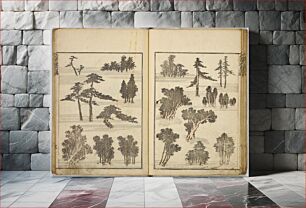 Πίνακας, Random sketches by Hokusai volumes 1 to 11