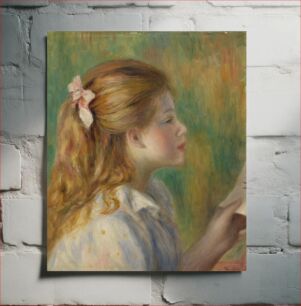 Πίνακας, Reading (La Lecture) by Pierre Auguste Renoir