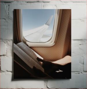 Πίνακας, Reading on a Plane Διαβάζοντας σε αεροπλάνο