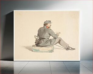 Πίνακας, Reading soldier by Carlo Dalgas