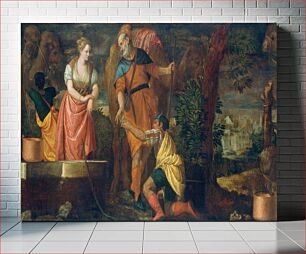 Πίνακας, Rebecca at the Well (ca. 1582–1588) by Veronese &Italian 16th Century