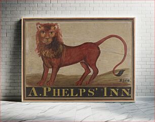 Πίνακας, Red Lion Inn Sign (ca. 1939) by Martin Partyka