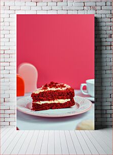 Πίνακας, Red Velvet Cake Slice Red Velvet Cake Slice