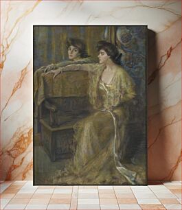 Πίνακας, Reflected Grace by Alice Pike Barney, born Cincinnati, OH 1857-died Los Angeles, CA 1931