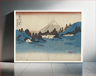 Πίνακας, Reflection in Lake Misaka, Kai Province (1830–1833) in high resolution by Katsushika Hokusai