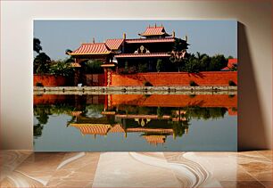 Πίνακας, Reflection of an Asian Temple Αντανάκλαση ενός ασιατικού ναού