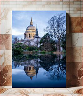 Πίνακας, Reflection of Historic Cathedral Αντανάκλαση του ιστορικού καθεδρικού ναού