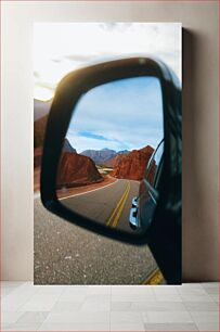 Πίνακας, Reflection of Mountain Road Αντανάκλαση του ορεινού δρόμου