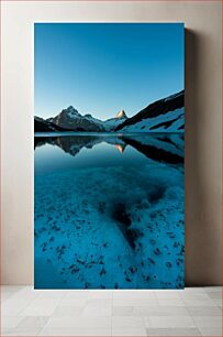 Πίνακας, Reflection on a Serene Mountain Lake Αντανάκλαση σε μια γαλήνια ορεινή λίμνη