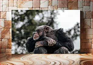 Πίνακας, Reflective Chimpanzee Ανακλαστικός χιμπατζής