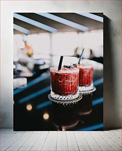 Πίνακας, Refreshing Berry Drinks Δροσιστικά Ροφήματα Berry