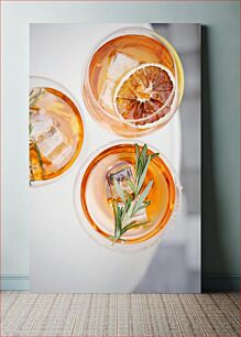 Πίνακας, Refreshing Citrus Cocktails Δροσιστικά κοκτέιλ εσπεριδοειδών