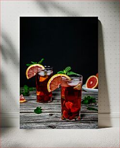 Πίνακας, Refreshing Citrus Mocktail Δροσιστικό Μοκτέιλ Εσπεριδοειδών