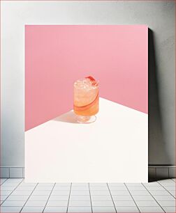Πίνακας, Refreshing Cocktail with Ice Δροσιστικό κοκτέιλ με πάγο