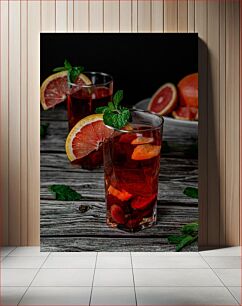 Πίνακας, Refreshing Fruit Drink Δροσιστικό Ποτό Φρούτων