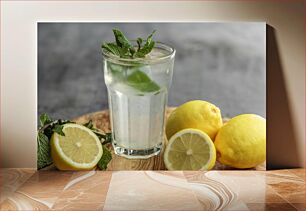 Πίνακας, Refreshing Lemon Drink Δροσιστικό ρόφημα λεμονιού