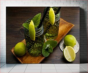 Πίνακας, Refreshing Lime Drink Δροσιστικό ρόφημα Lime