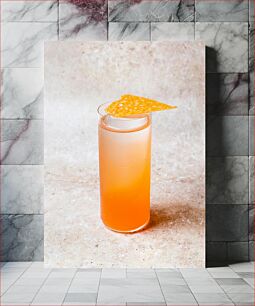 Πίνακας, Refreshing Orange Beverage Δροσιστικό Ποτό Πορτοκάλι