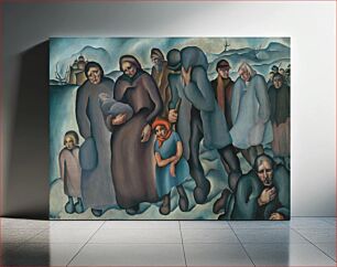 Πίνακας, Refugees by Konštantín Bauer