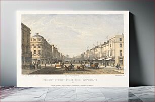 Πίνακας, Regent Street from the Quadrant