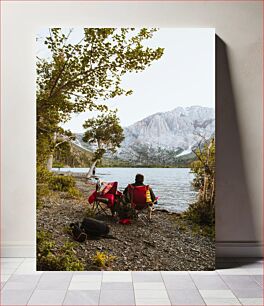 Πίνακας, Relaxing by the Lake Χαλάρωση δίπλα στη λίμνη