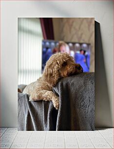 Πίνακας, Relaxing Dog Χαλαρωτικό σκυλί