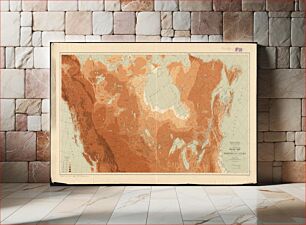 Πίνακας, Relief map of the Dominion of Canada