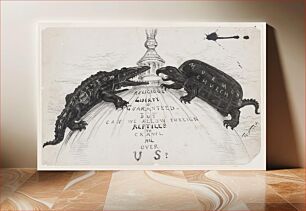Πίνακας, Religious liberty is guaranteed : but can we allow foreign reptiles to crawl all over us? (between 1860 and 1902) by Thomas Nast