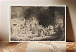 Πίνακας, Rembrandt van Rijn's Christ Healing the Sick