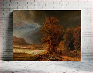 Πίνακας, Rembrandt van Rijn's Landscape with the Good Samaritan (1638)