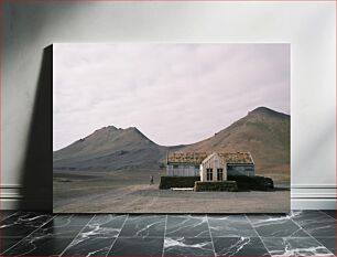 Πίνακας, Remote Cabin in Mountain Landscape Απομακρυσμένη καμπίνα σε ορεινό τοπίο