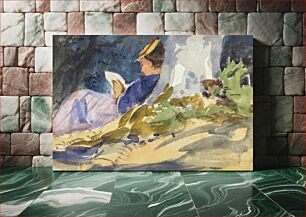 Πίνακας, Resting (ca. 1880–1890) by John Singer Sargent
