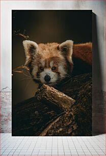 Πίνακας, Resting Red Panda Αναπαύεται Κόκκινο Πάντα