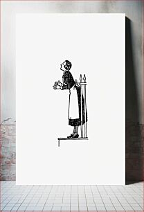 Πίνακας, Retro housewife from Laughing Ann, And Other Poems illustrated by George Morrow (1925)