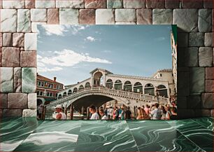 Πίνακας, Rialto Bridge in Venice Γέφυρα Ριάλτο στη Βενετία