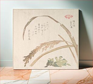 Πίνακας, Rice Plant and Butter-Burs by Kubo Shunman