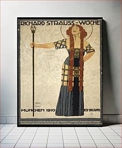 Πίνακας, Richard Strauss-woche. München 1910 23-28 Juni Ludwig Hohlwein München
