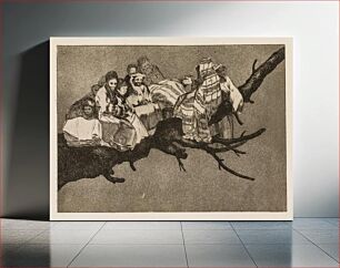 Πίνακας, Ridiculous folly (Walking between the branches / talking through one's hat) by Francisco Goya