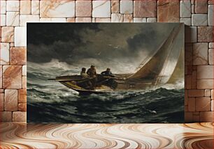 Πίνακας, Riding out a Gale, Edward Moran
