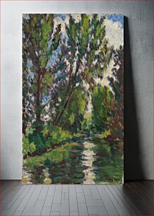 Πίνακας, River landscape, by Alfred William Finch