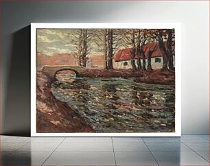 Πίνακας, River Landscape by Ernest Lawson