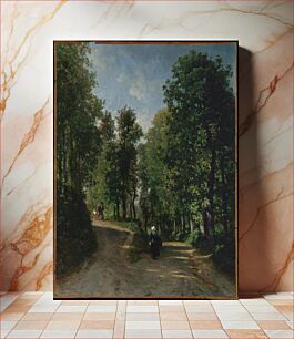Πίνακας, Road in the Woods by Constant Troyon