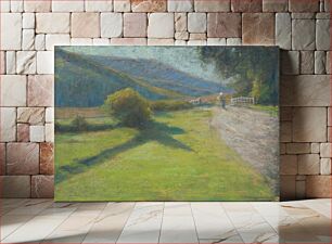 Πίνακας, Road on the edge of the forest by Lajos Csordák