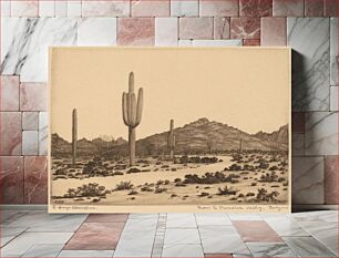 Πίνακας, Road to Paradise Valley, Arizona (ca. 1926) by George Elbert Burr