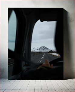 Πίνακας, Road Trip with a Mountain View Οδικό ταξίδι με θέα στο βουνό